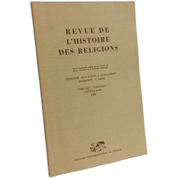 Revue de l'histoire des religions - TOME CCI - fascicule 1...