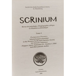 Scrinium - TOME 4 Patrologia pacifica