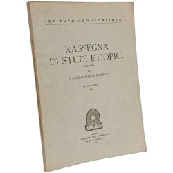 Rassegna di Studi Etiopici - VOLUME XXII - 1966