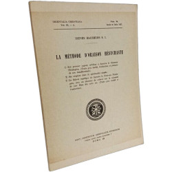 La méthode d'oraison hésychaste - orientalia christiana VOL. IX. 2...