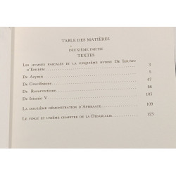 Les Hymnes Pascales d'Ephrem de Nisibe - TOME II TEXTES