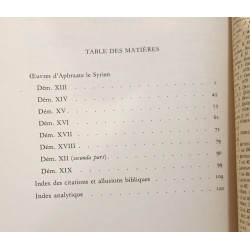La Version Arménienne des Œuvres d'Aphraate le Syrien - TOME III...