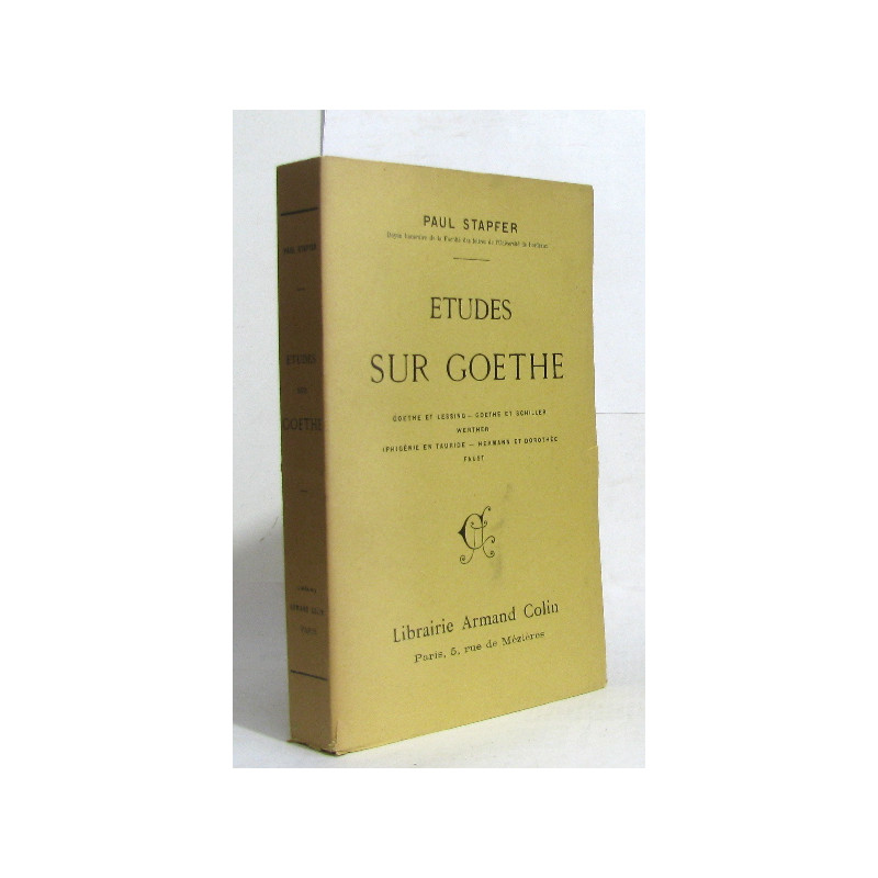 Études sur goethe