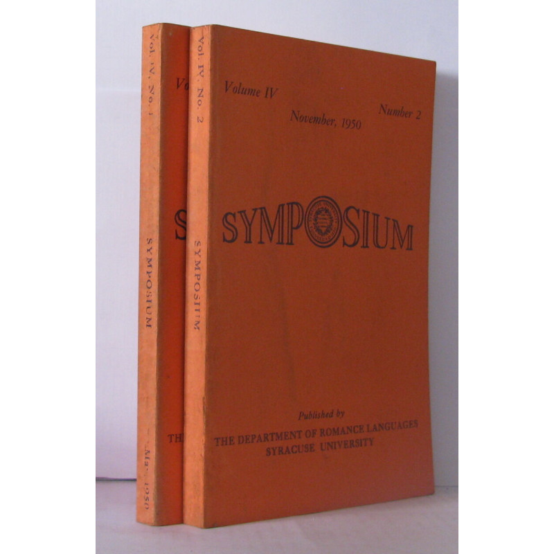 Symposium a journal devoted to modern foreign languages and...