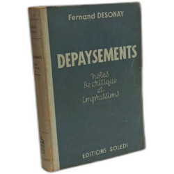 Depaysements Notes de Critique Et Impression