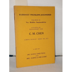 Buddhist problems answered / inquired by Ven. Bhikkhu...
