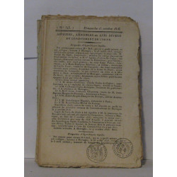 LOT , Feuille hebdomadaire du département de l'orne affiches...