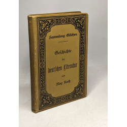 Geschichte der deutschen literatur