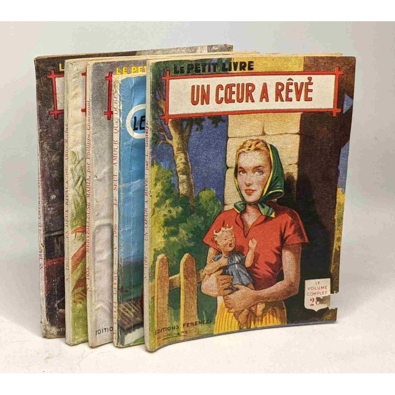 5 livres collection "le petit livre": tu l'auras voulu... + les...