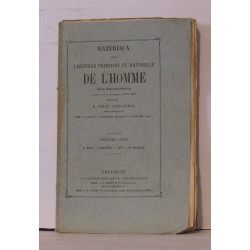 Matériaux pour l'histoire primitive et naturelle de l'homme revue...