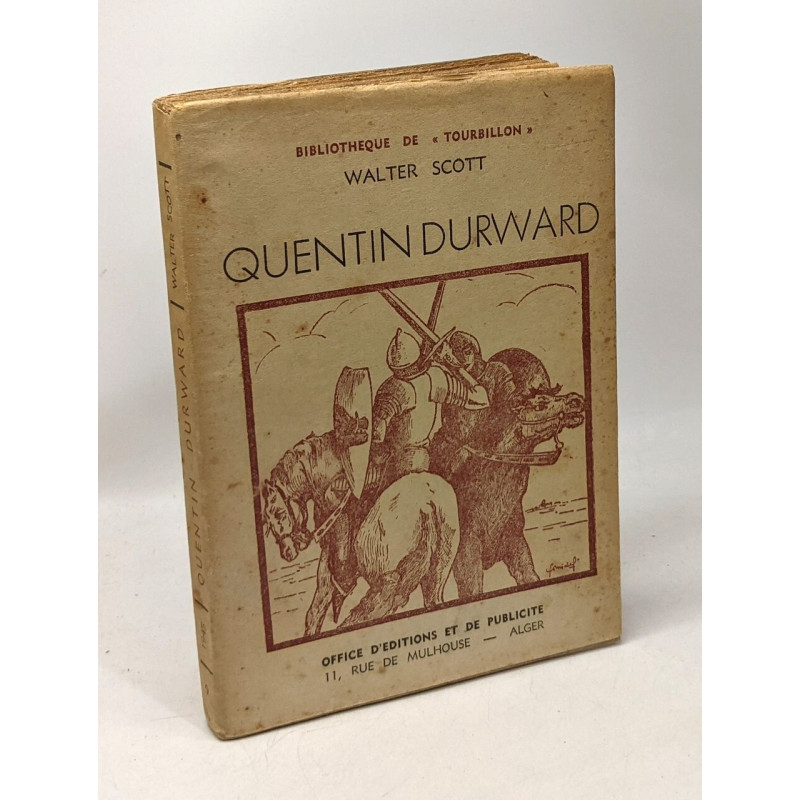 Quentin Durward - bibliothèque de Tourbillon