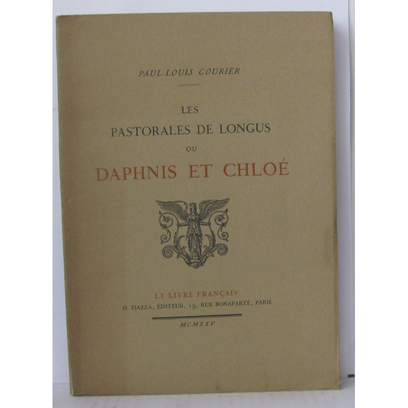 LEs pastorales de longus ou daphnis et chloé