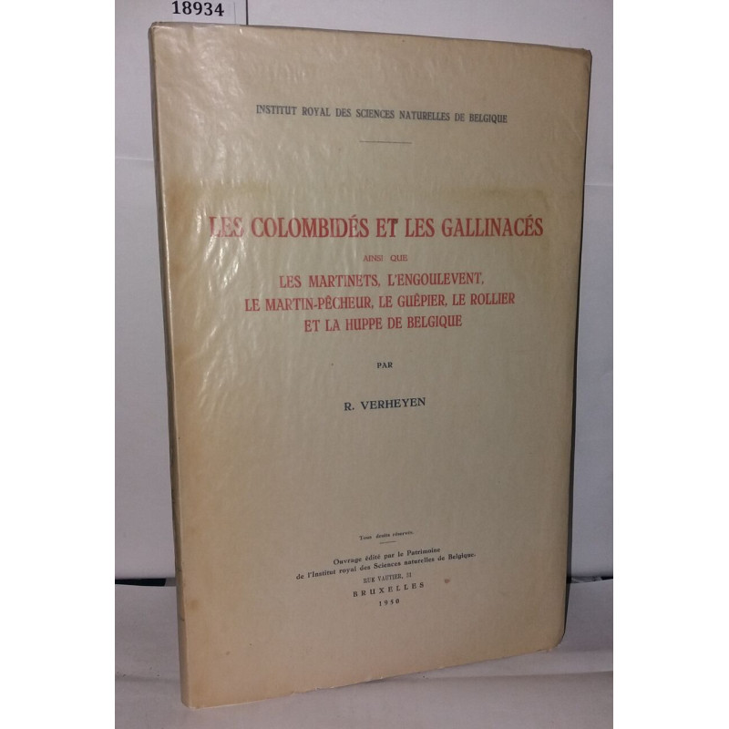 Les colombidés et les gallinacés ainsi que les martinets...