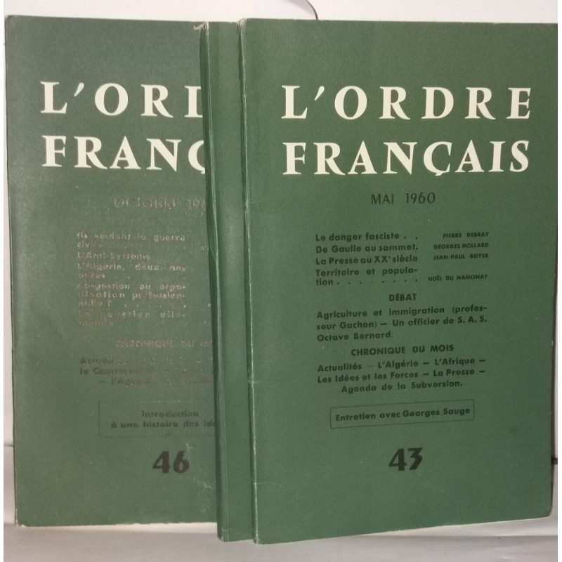 L'ordre français - N°44-45-46