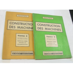 Construction des machines tome II et III