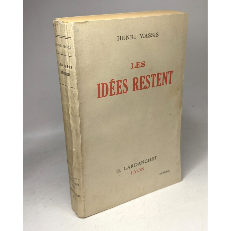 Les idées restent