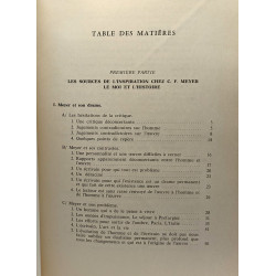 C.F. Meyer et la nouvelle