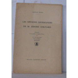 Les opinions gourmandes de M. Jérome Coignard variations à la...