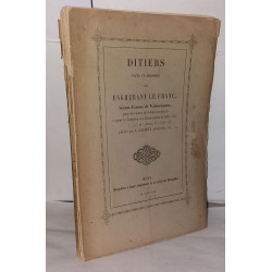 Ditiers faits et armories par Engherant Le Franc heraut d'armes de...