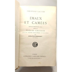 Émaux et camées - édiftion définitive (1872) suivie de poésie choisies