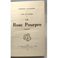 La Rose Pourpre - TOME 1 - Une jeunesse