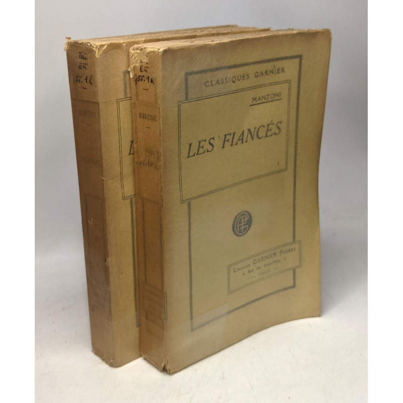 Les fiancés - TOME 1 (1925) + TOME 2 (1921)