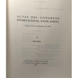 Actas del congreso internacional Sanjuanista. Tomo I: Filología,...