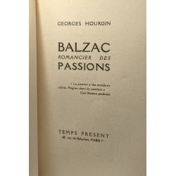 Balzac romancier des passions