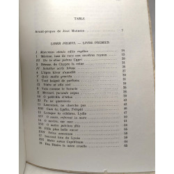Horace - choix d'Odes - traduction en vers de Henry des Abbayes