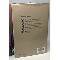 La voie royale + les Conquérants / collection Grands auteurs