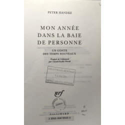 Mon année dans la baie de personne