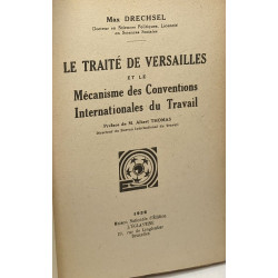 Le Traité de Versailles et le mécanisme des conventions...