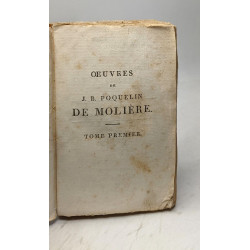 Oeuvres de J.B. Poquelin de Molière - TOME 1 à 6
