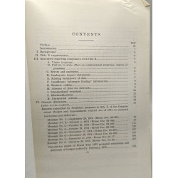 Analysis of executive impoundment reports submitted pursuant to...