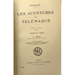 Les aventures de télémaque - TOME 1 livre I-IX + TOME 2 livres...