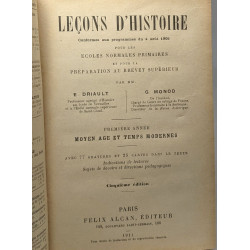 Leçons d'Histoire - Première année: Moyen Age et temps modernes -...