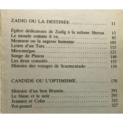 Candide + L'ingénu + Zadig et autres contes --- 3 livres