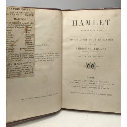 Hamlet opéra en cinq actes - nouvelle édition - musique de...
