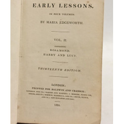 Early lessons - VOL. II - Rosamond Harry and Lucy --- 13th edition