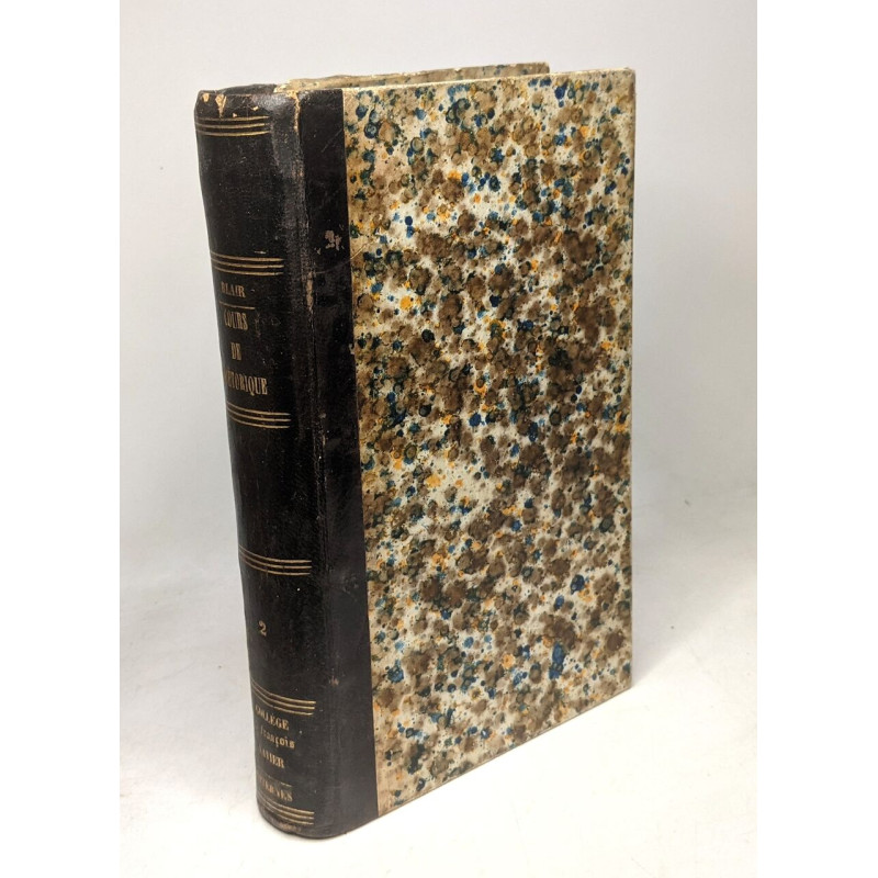 Cours de rhétorique et de belles lettres - seconde édition - tome...