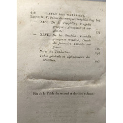 Cours de rhétorique et de belles lettres - seconde édition - tome...