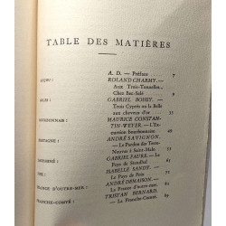 Journées du livre à travers la France - 1933