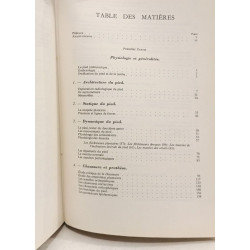 Pathologie du pied. Physiologie - Clinique. Traitement médical...