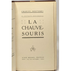 La chauve souris - le bestiaire sentimental - exemplaire 70/75