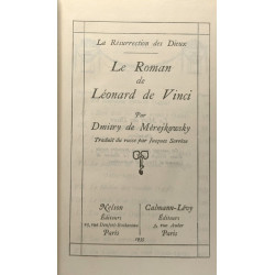 Le roman de Léonard de Vinci / la résurrection des Dieux