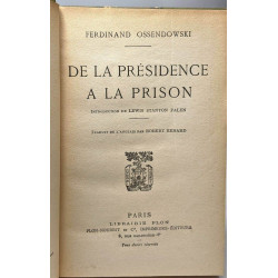 De la présidence à la prison (introduction de Stanton Palen...