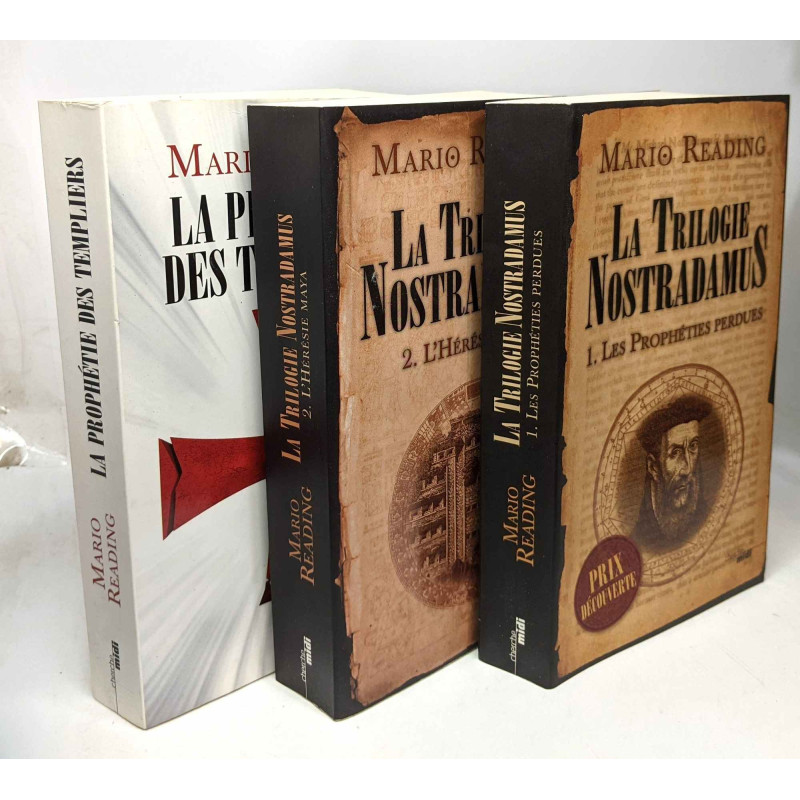 La Prophétie des Templiers + La trilogieNostradamus tome un et...
