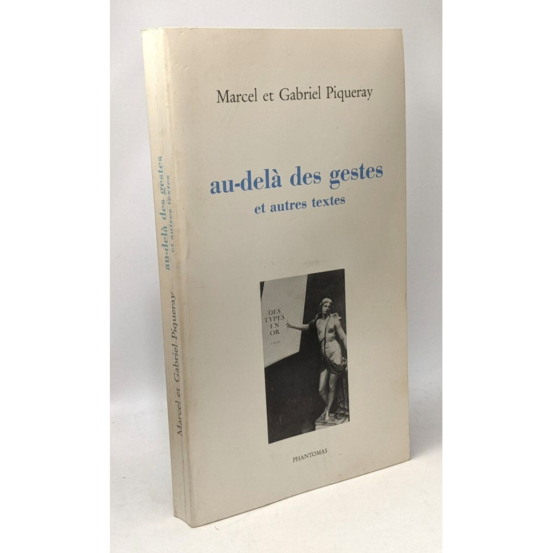 Au-delà des gestes et autres textes