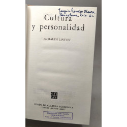 Cultura y personalidad / brevarios
