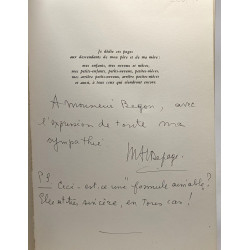 Histoires de chiens et d'années lointaines - avec hommage de l'auteur